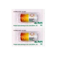 4LR44 6V Alkalin Pil 2li Paket Havlama Tasması Uyumlu